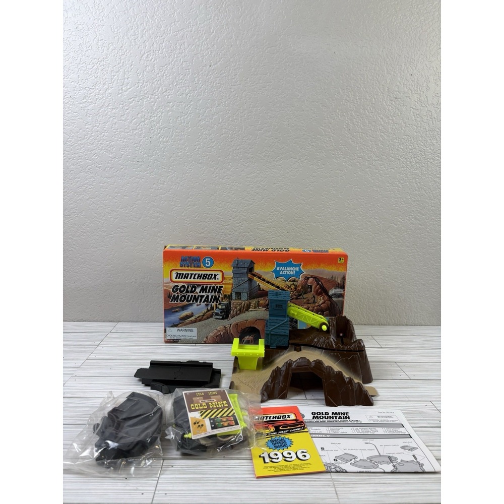 Matchbox Action System Gold Mine Mountain Open Box